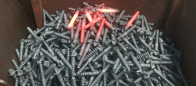 Carbon Steel Square Thread Rail Spikes